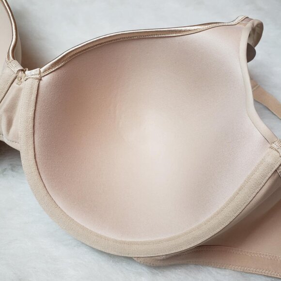 VANITY FAIR 75335 Damask Neutral Body Caress Full Coverage Convertible Bra 36DD - Picture 7 of 13